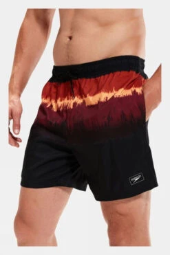 Speedo Mens Placement Leisure 16" Swim Shorts -Urban Threads f12ica0204 7040 e