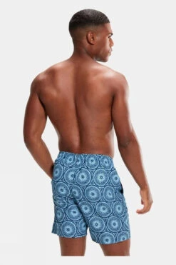 Speedo Mens Printed Leisure 18" Swim Shorts -Urban Threads f12ica0207 4387 c