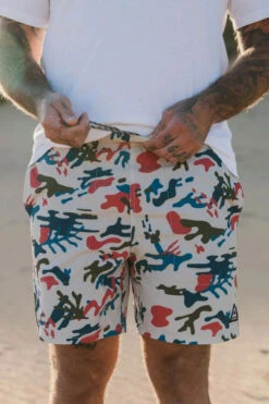 Mens Porto Recycled All Purpose Swim Short -Urban Threads f12ica0235 5071 q