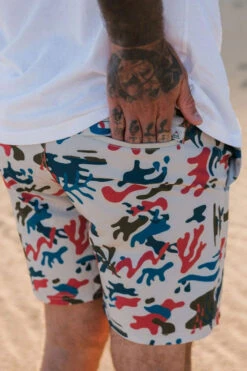 Mens Porto Recycled All Purpose Swim Short -Urban Threads f12ica0235 5071 s