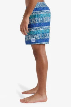 Quiksilver Mens Surfsilk Straight Volley 16" Swim Shorts -Urban Threads f12ica0307 4187 g