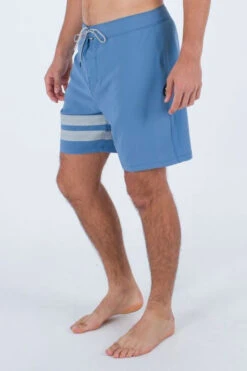 Hurley Mens Block Party 18" Swim Shorts 13 Hurley Mens Block Party 18" Swim Shorts -Urban Threads f12ich0034 4242 c