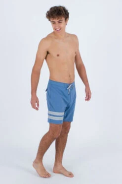 Hurley Mens Block Party 18" Swim Shorts 14 Hurley Mens Block Party 18" Swim Shorts -Urban Threads f12ich0034 4242 f