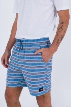 Hurley Mens Jaquard Volley 18" Swim Shorts -Urban Threads f12ich0036 4343 v