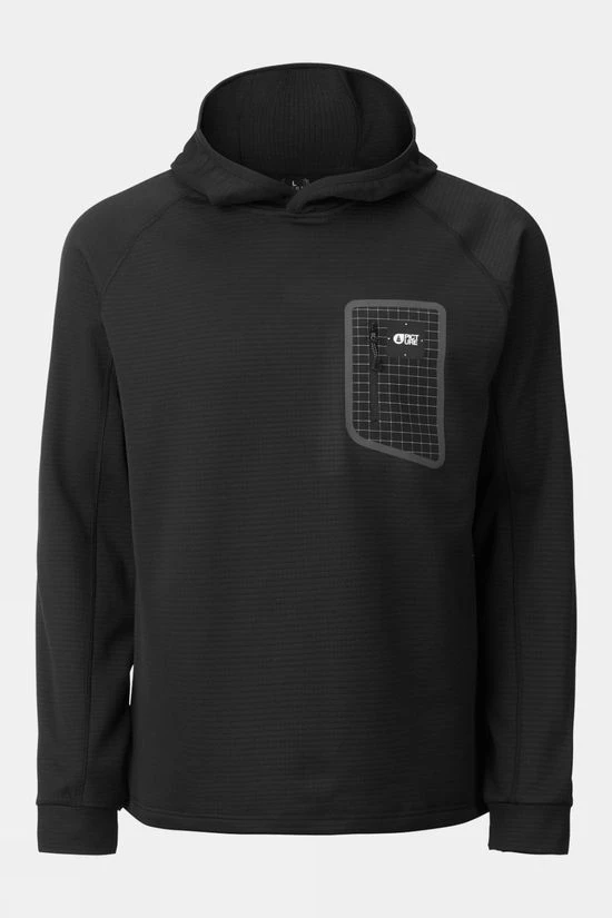 Picture Mens Bake Grid Fleece Hoodie 3 Picture Mens Bake Grid Fleece Hoodie