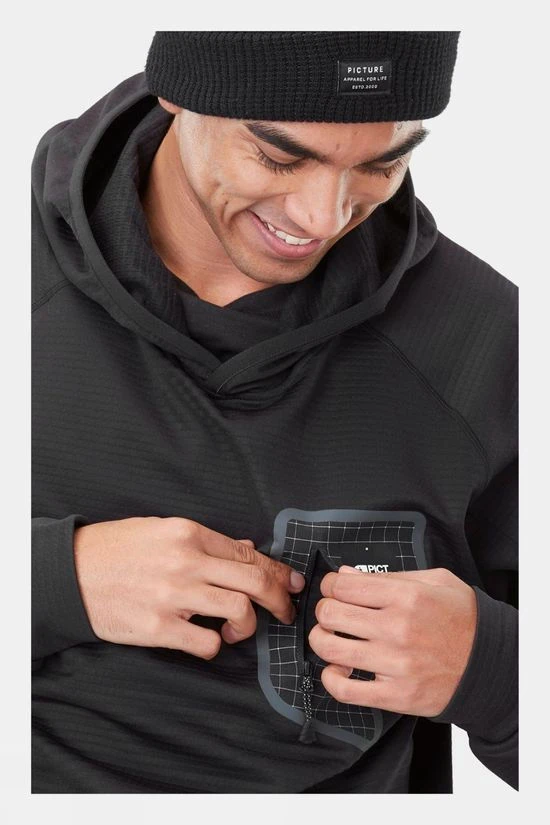 Picture Mens Bake Grid Fleece Hoodie 7 Picture Mens Bake Grid Fleece Hoodie - Image 5