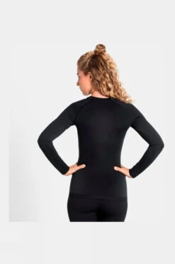 Odlo Womens Performance Warm Eco Long Sleeve Crew Neck -Urban Threads h37240537070