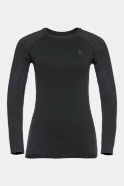 Odlo Womens Performance Warm Eco Long Sleeve Crew Neck