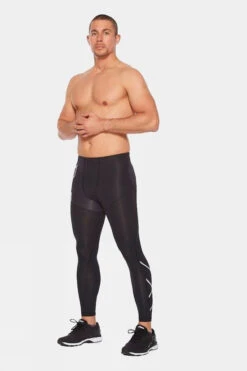 2XU Mens Aero Vent Compression Tights -Urban Threads k1514373 7015 o